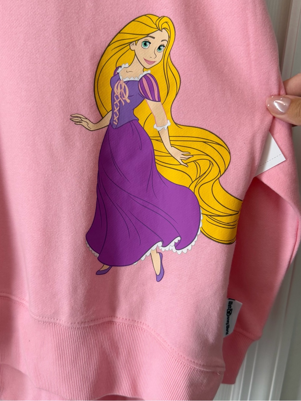 Disney Parks 2026 WDW Rapunzel Sweatshirt Pullover Size NEW - Picture 3 of 5